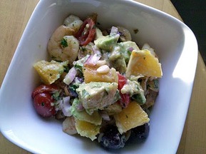 Shrimp, Avocado & Orange Salad 