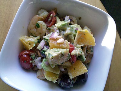 Shrimp, Avocado & Orange Salad