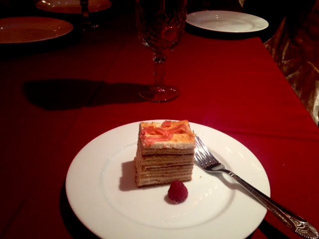 Smetannik (Russian cake with sour cream frosting)