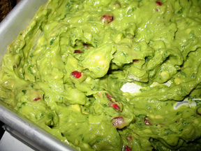 Pomegranate Guacamole