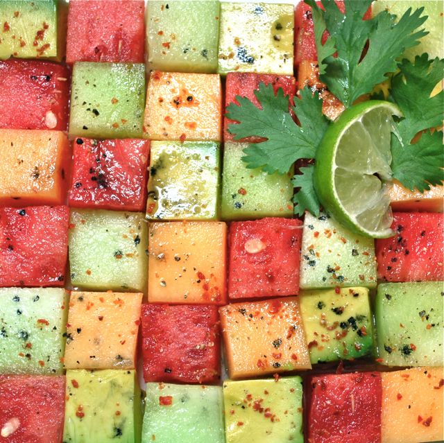 avocado & mellon salad