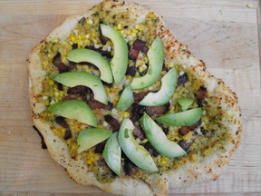 Corn Avo Pizza