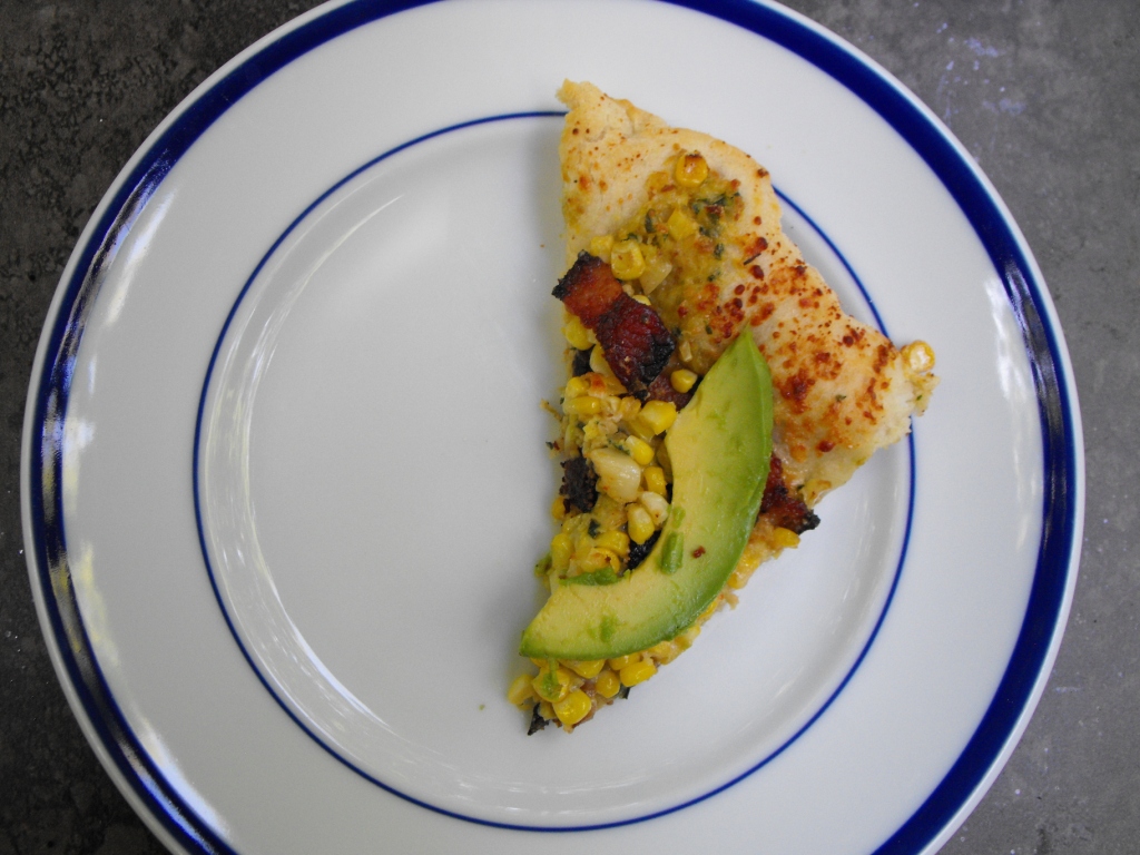 Corn Avo Pizza