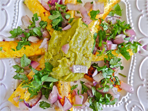Grilled Pineapple with Smoky Avocado Vinaigrette