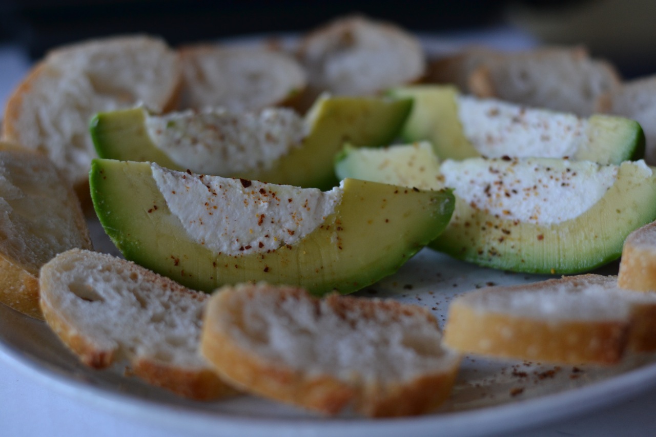 Avocado and Goat Cheese Bombe