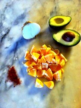Smokey Orange and Avocado salad