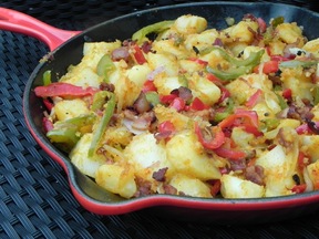 Easy skillet breakfast potatoes
