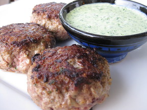 Lamb Kebab with Yogurt Mint Chutney
