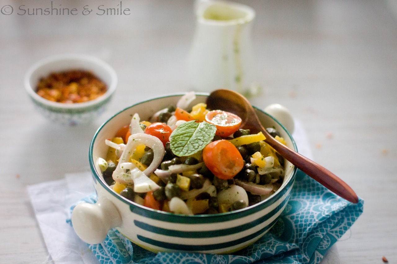 Green Chickpea Salad