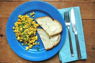 Tofu Scramble & Advice for a Picnic