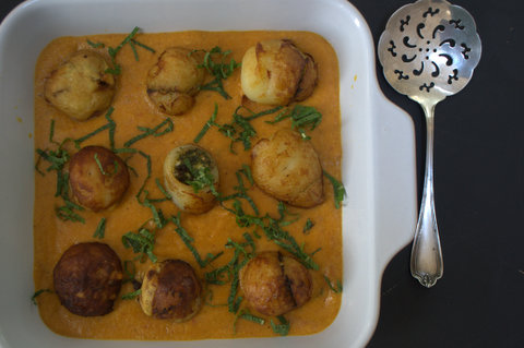 Minty 'Marriage proposal' potatoes