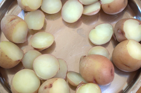 Minty 'Marriage proposal' potatoes