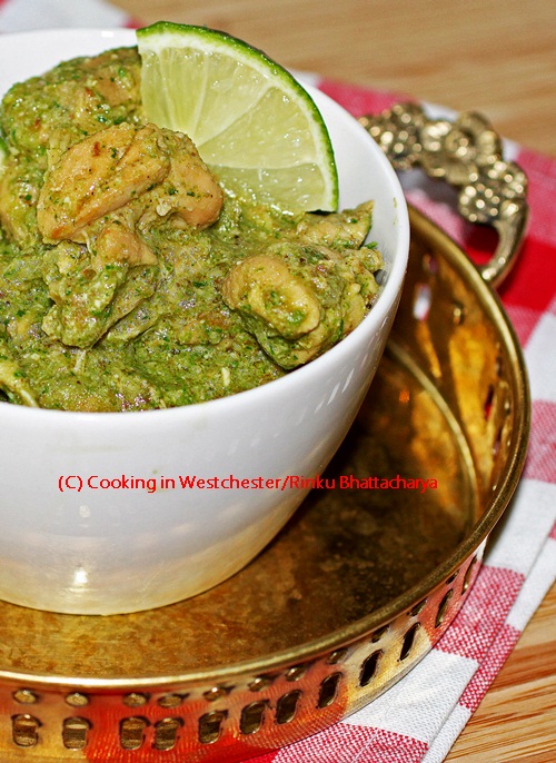 Slow Cooker Creamy Chicken and Mint Curry