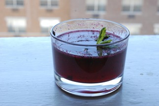Blackberry-Mint Cocktail  