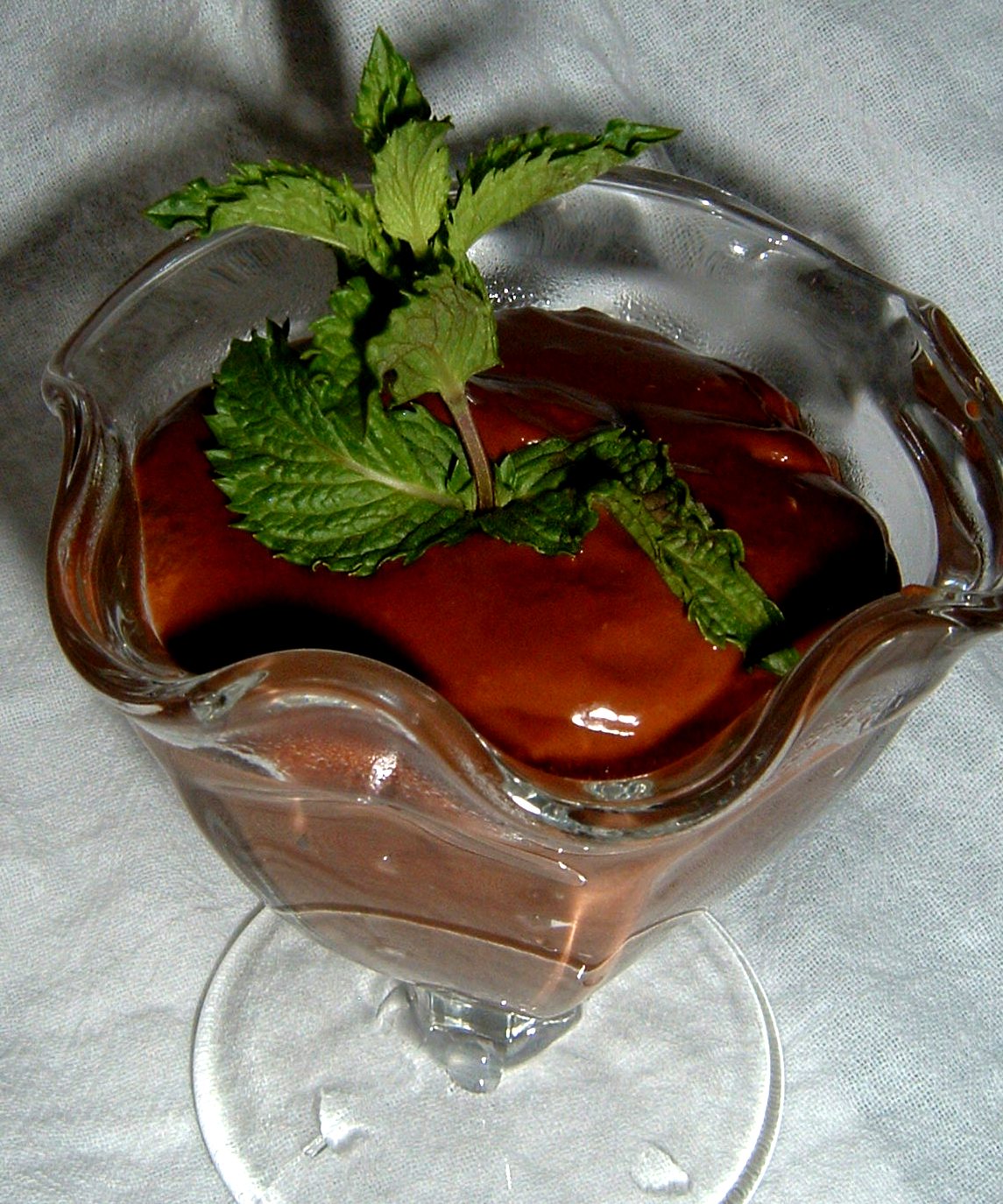 Dark Choco-Mint Pudding