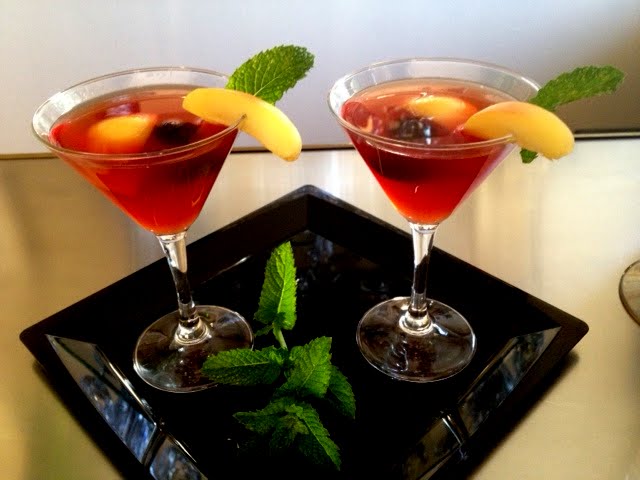  Minty Apricot Brandy Sour 