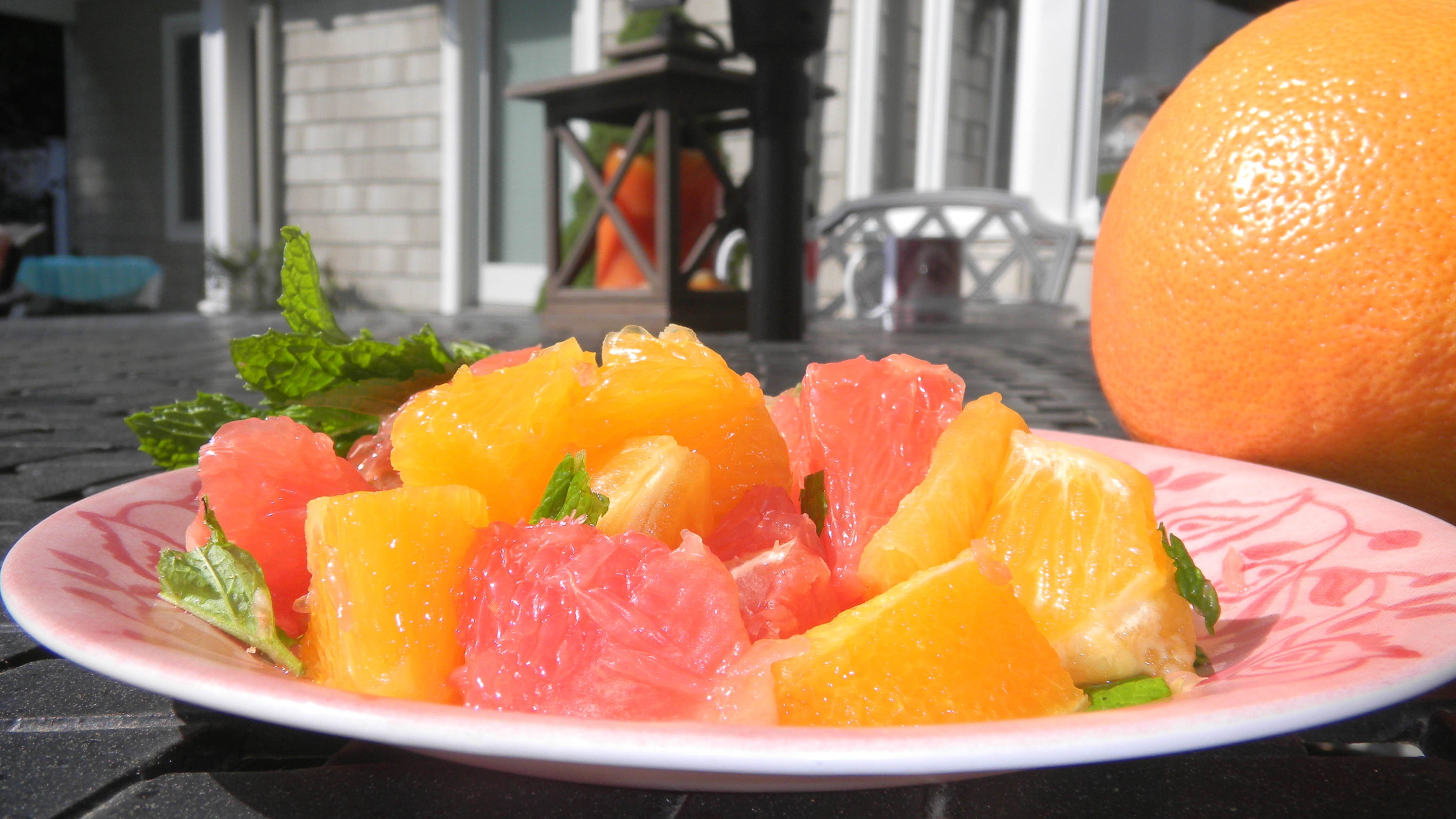 Citrus mint salad