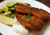 Pan Fried Red Snapper with Tarragon Tartar Sauce
