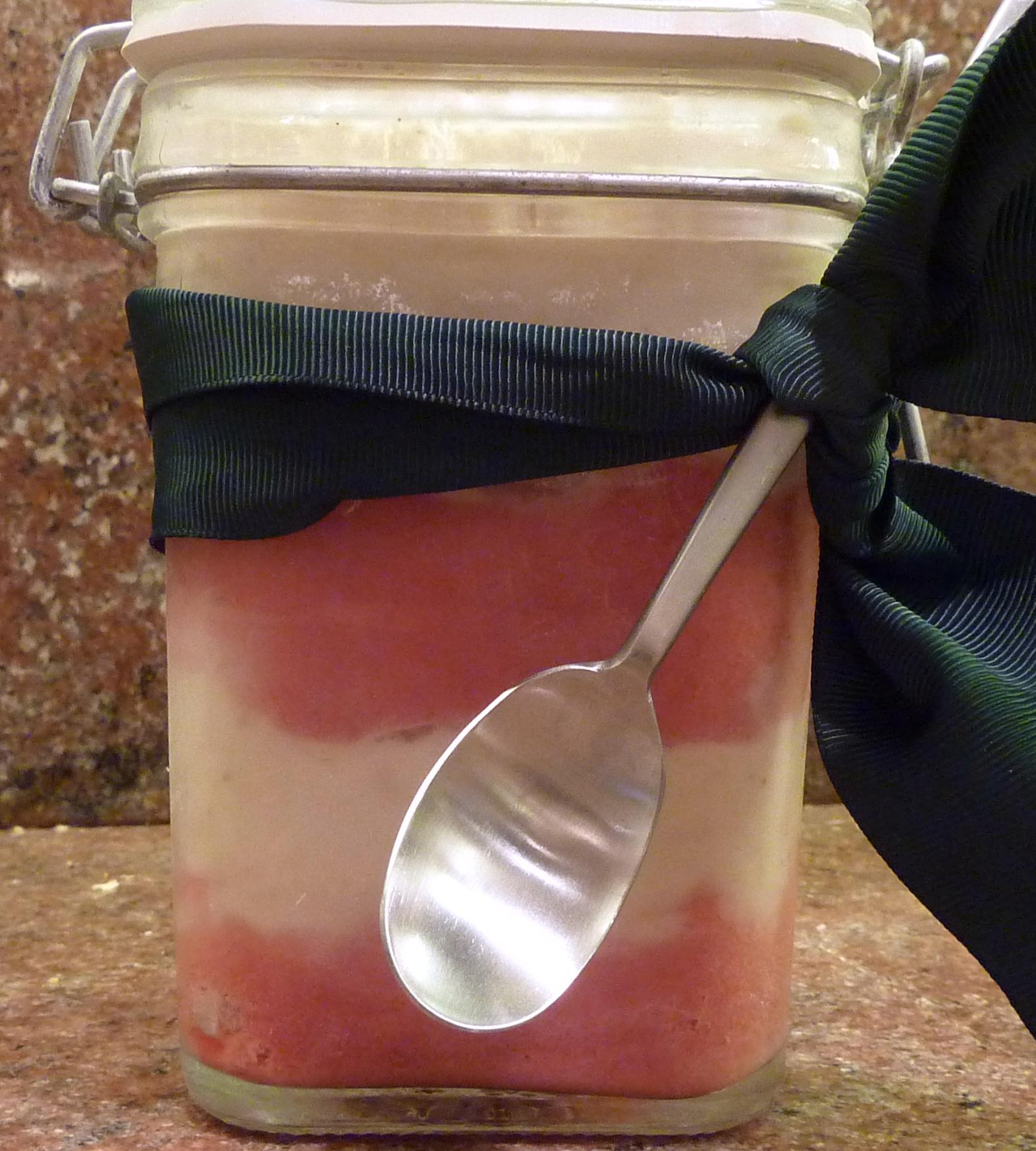 CandyCane Sorbet with Citrus and Cranberry Sorbets