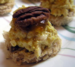 Curried Chicken Salad Tea Sandwiches