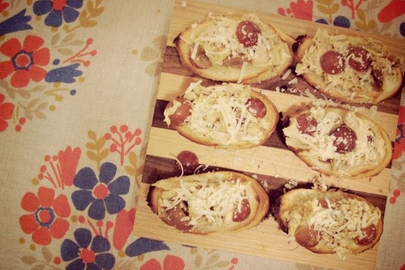 Chicken Salad Bruschetta