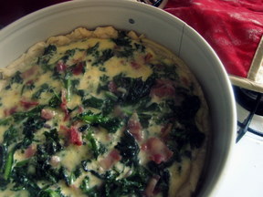 Pancetta and Kale Quiche
