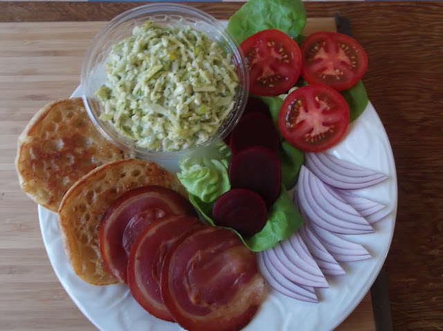 Egg and Cheese Salad with Spicy Cilantro-Pepitas Aioli