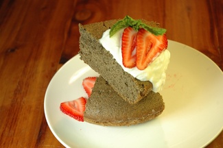 Buckwheat Brown Sugar Angel Food Cake
