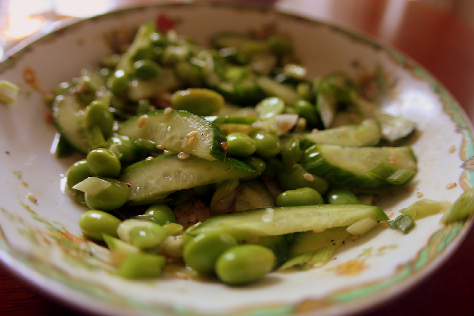 Edamame-Cucumber Salad