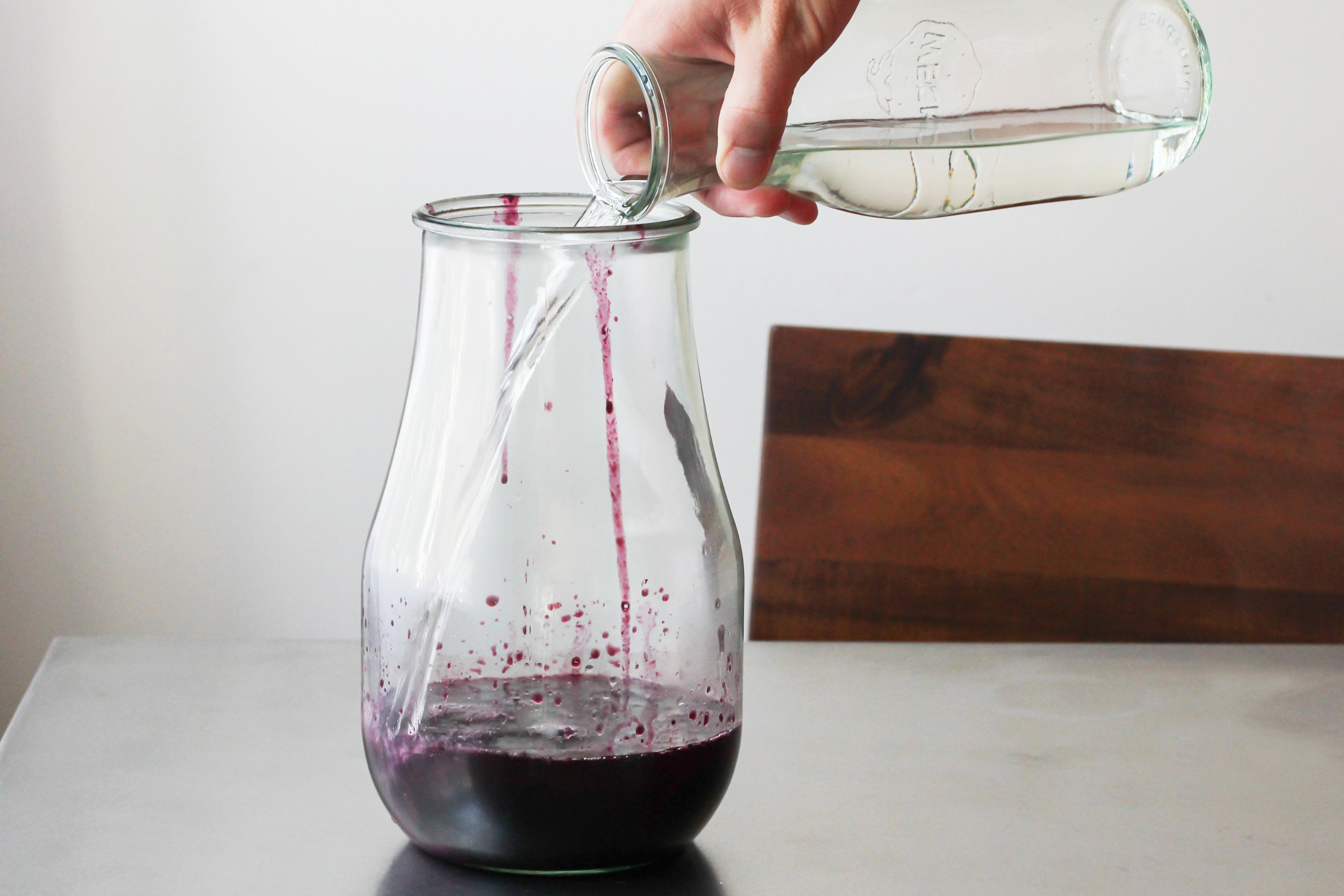 Blueberry Basil Infused Vodka