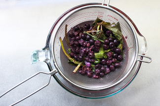 Blueberry Basil Infused Vodka
