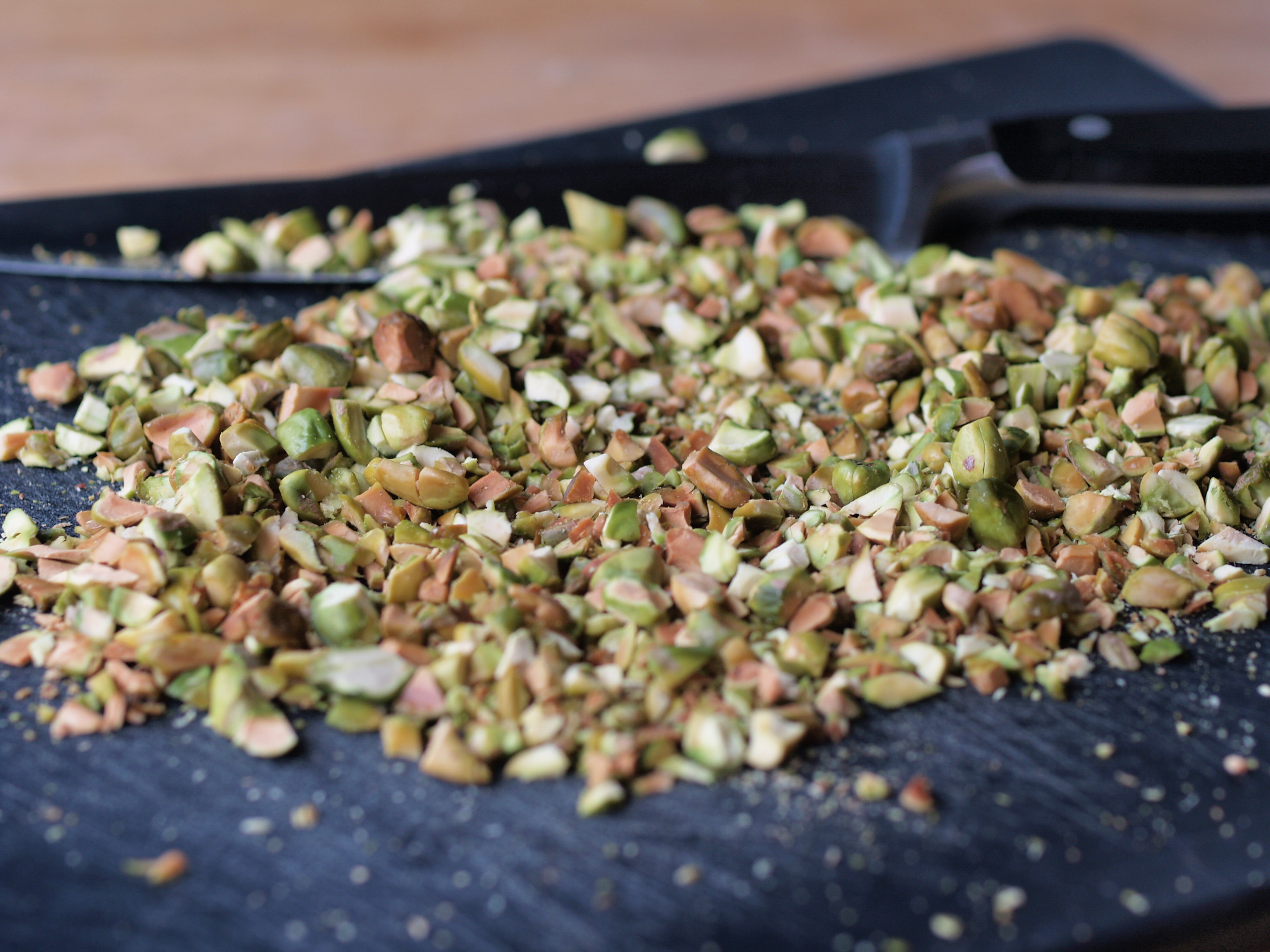 Pistachio rose biscotti