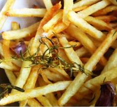Garlic and Rosemary Fries
