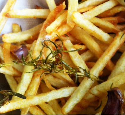 Garlic and Rosemary Fries