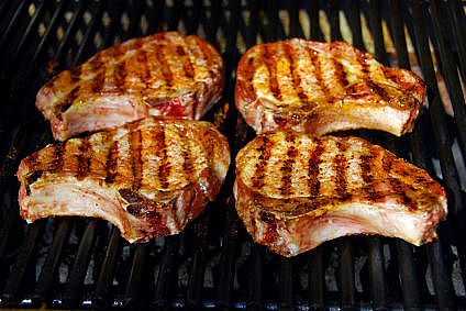 Orange & Molasses Grilled Pork Chops