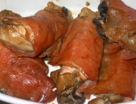 Prosciutto Wrapped Oysters