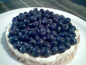 Blueberry Tofu Cheesecake