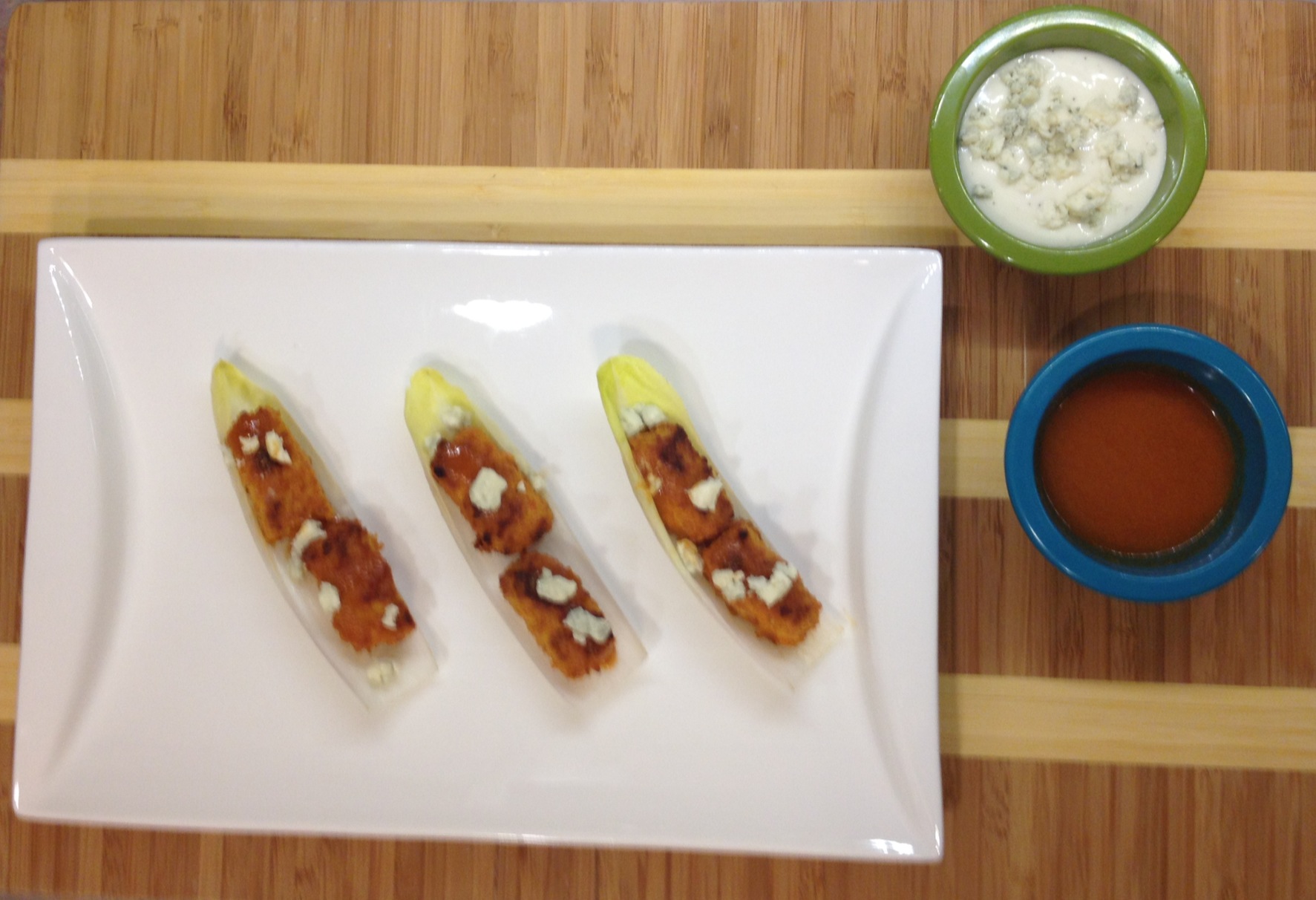 Crispy Buffalo Tofu Boats