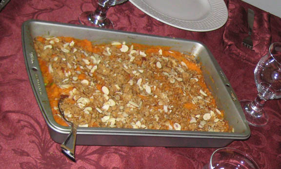 Spicy Sweet Potato and Bacon Casserole