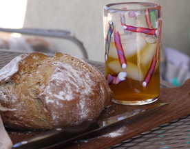 Peach-Basil Infusion