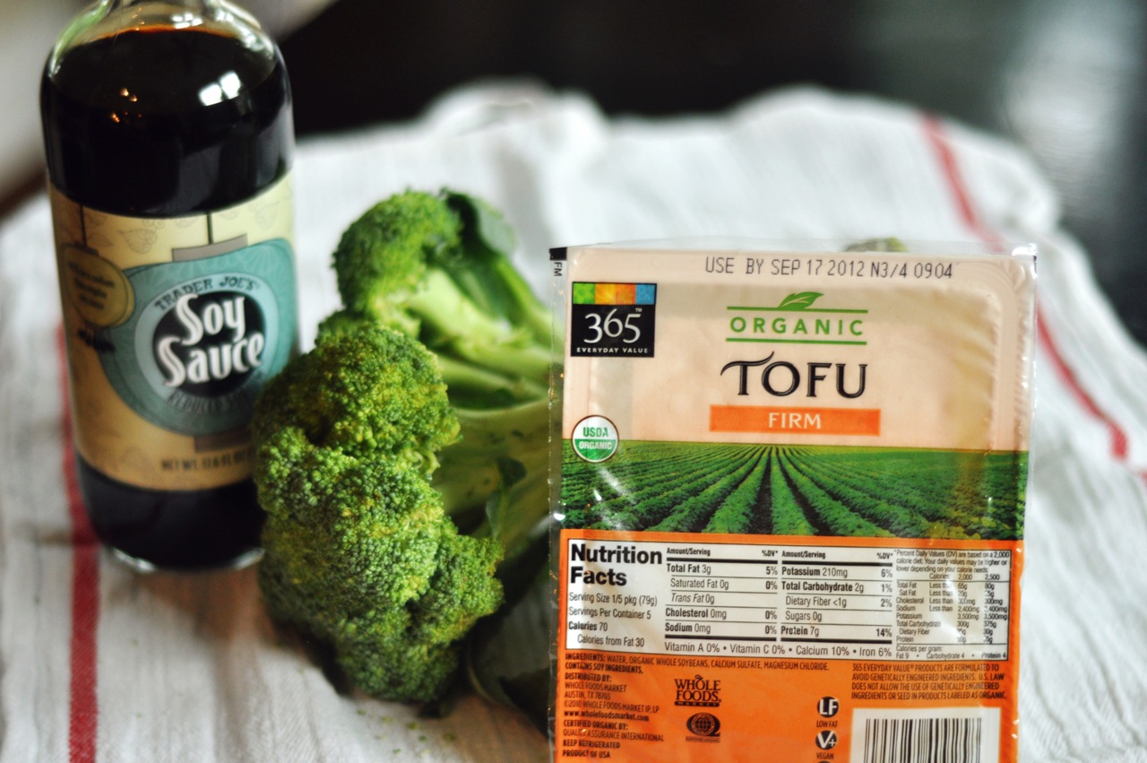 Tofu in Peanut Sauce
