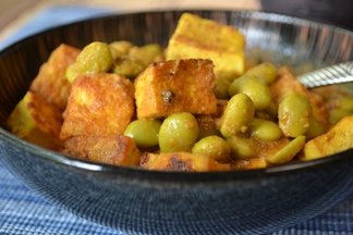 'Pleonasmic' Edamame Tofu