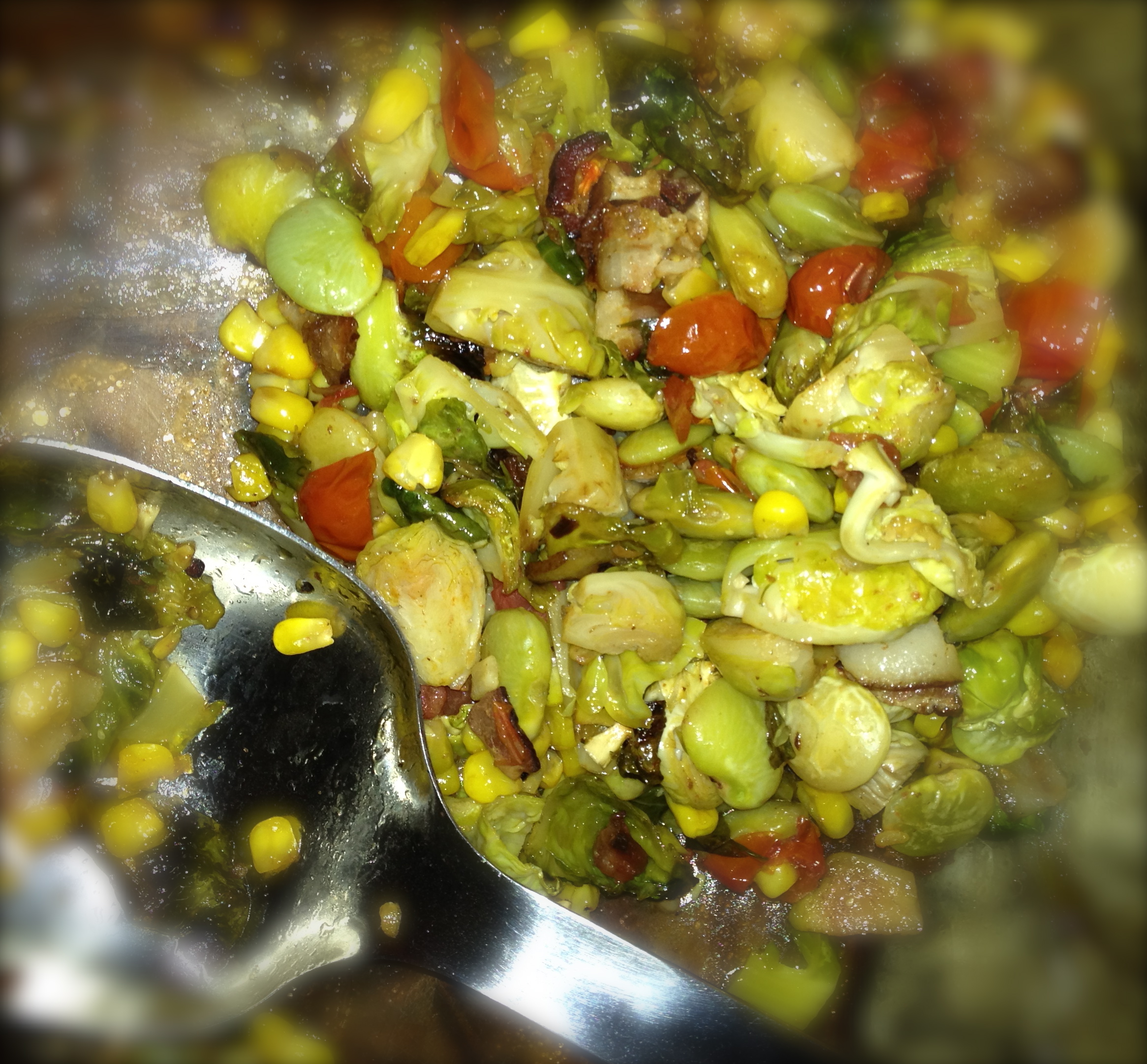 Brussels Sprout Succotash
