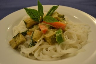 Vegetarian Thai green curry