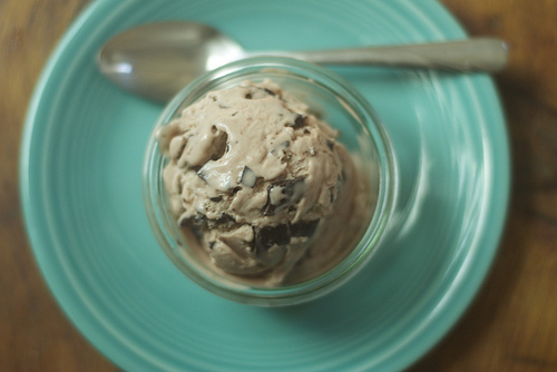 Raspberry Chocolate Chip Ice Cream