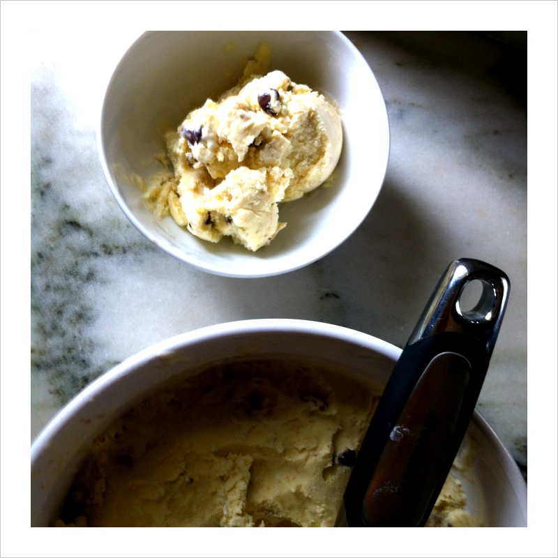Roasted Banana Chocolate Chip Ice Cream