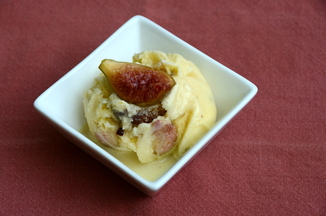 Whey and Honey-Spiced Fig Ice Cream