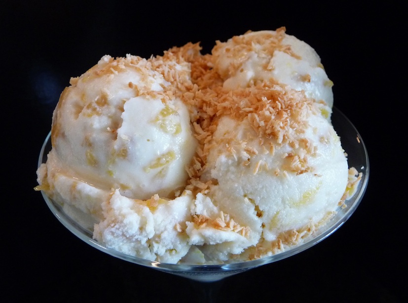 Caramelized Pineapple Ice Cream