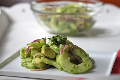 Cucumber Avocado Salad