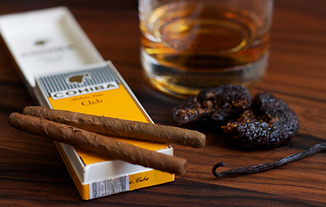 Bourbon and cigar ice cream